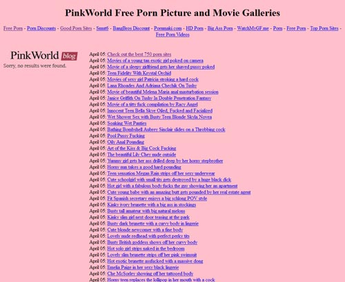 Pink Wold - pinkworld.com review and 27 similar sites like pinkworld